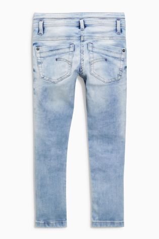 Denim Snow Wash Biker Jeans (3-16yrs)